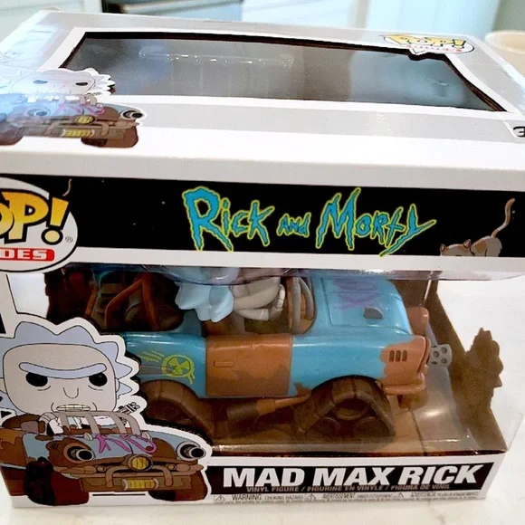 FUNKO POP! RIDES RICK AND MORTY #37 MAD MAX RICK VINYL FIGURE ADULT SWIM!